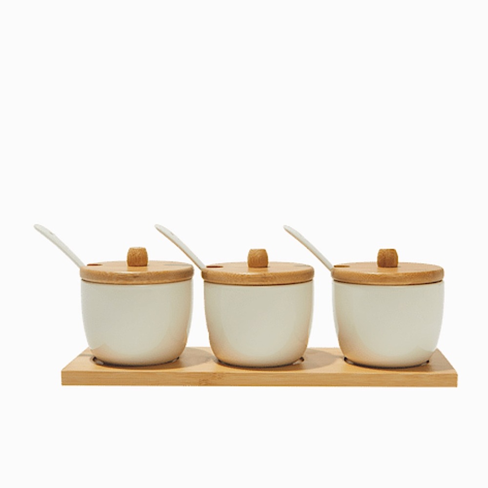 MACY BLACKWELL X SHORT STORIES
Tapas Set (10 Piece) (Bamboo Wood & Ceramic) NEW!